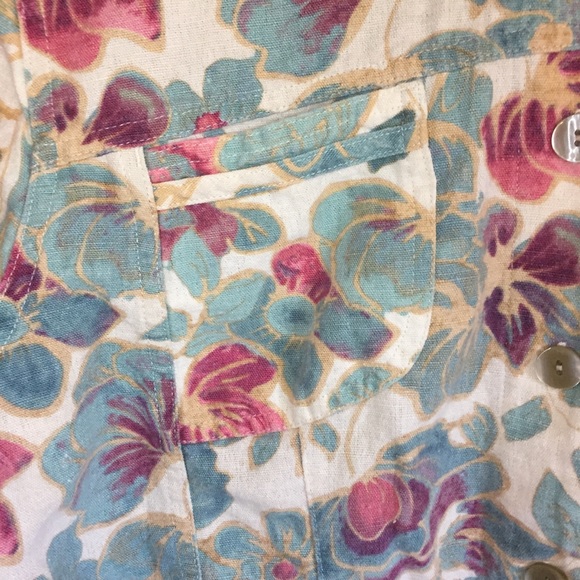 Women’s Floral Light denim jacket - Picture 4 of 6